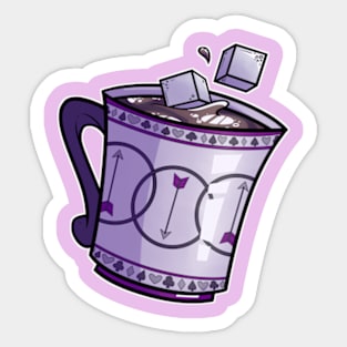 LGBTea Cups - Ace Pride Sticker